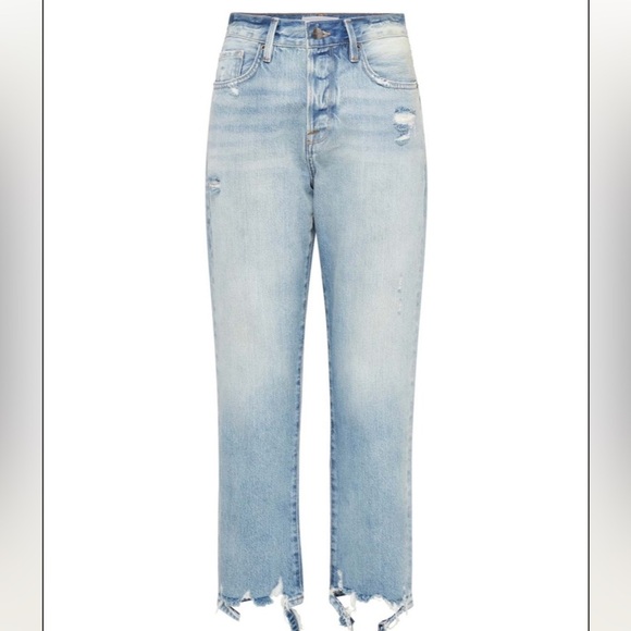 Frame Denim Le Original straight leg high rise in clash​ - Picture 5 of 10